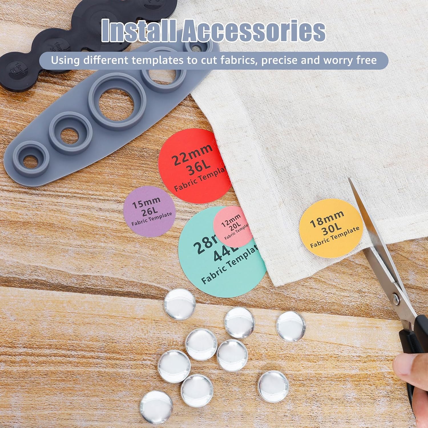 Cover button kit gallery image 6