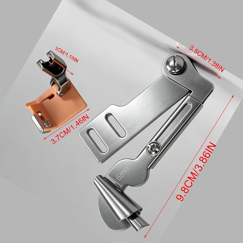 2pcs Hemming Set | Folding Presser Foot + 6mm Spiral Hemming Folder – Outflint