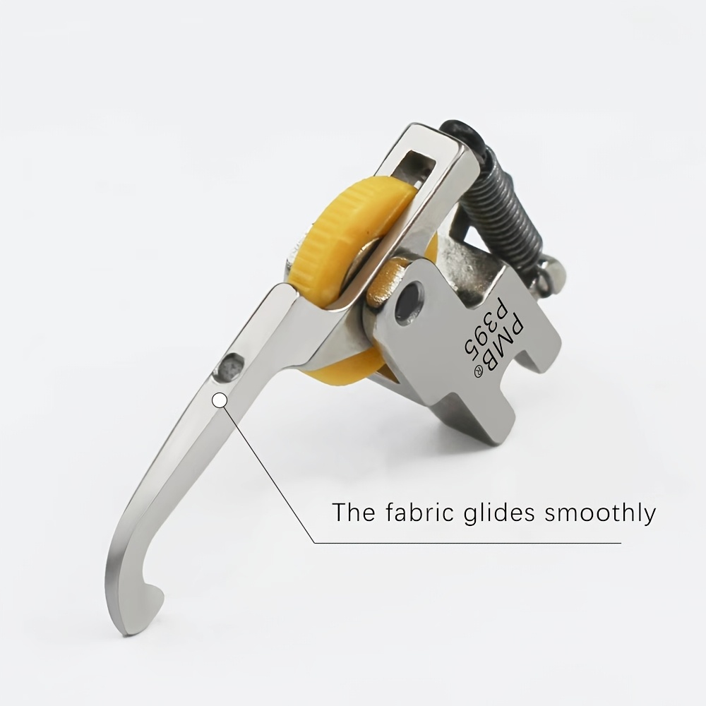 P395 wedding roller presser foot with yellow roller
